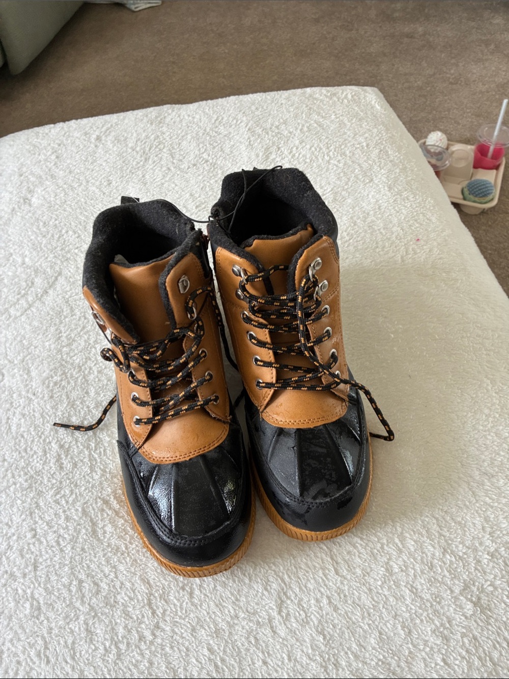 Two-Tone Black & Tan Waterproof wonder Nation
